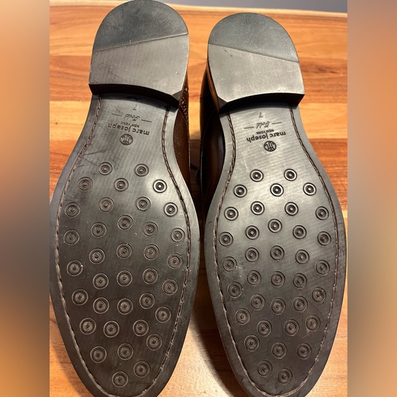 MARC JOSEPH NEW YORK mens Genuine Leather Gold Collection Dress Ankle Boots - Picture 3 of 4